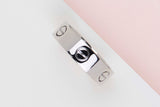 Love Ring - White Gold - Size 58 - B