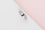Love Ring - White Gold - Size 58 - B