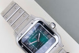 Santos Large 'Green Roman Dial'