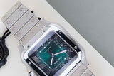 Santos Large 'Green Roman Dial'