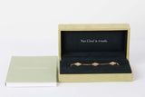 Vintage Alhambra Bracelet - 5 Motifs - Mother Of Pearl - 19,5 CM - B&P