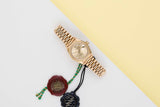 Datejust 26 'Champagne Diamond Dial - President'