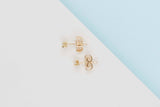 Yellow Gold Earrings - Diamonds