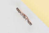 Eternity Ring - Brown Diamonds - Size 55