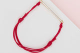 Cord Bracelet - Yellow Gold & Diamonds