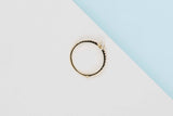 Yellow Gold Ring - Diamonds - Size 53