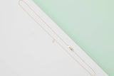 Yellow Gold Necklace - Diamond - 40 CM