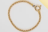 18ct. Yellow Gold Bracelet - 20,5 CM