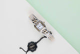 Panthère Small 'Yellow Gold and Steel - White Roman Dial'