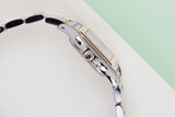 Panthère Small 'Yellow Gold and Steel - White Roman Dial'