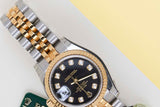 Datejust 26 'Black Diamond Dial - NOS - Jubilee'