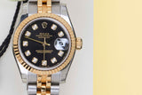 Datejust 26 'Black Diamond Dial - NOS - Jubilee'