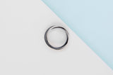 Trinity Ring - White Gold & Ceramic - Size 56 - B