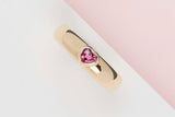 Tiffany Friendship Ring - Yellow Gold - Ruby - Size 54 - B