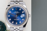 Datejust 41 'Blue Diamond Dial - Jubilee'