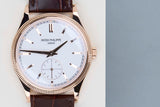 Calatrava 'Rose Gold - Silver Dial'