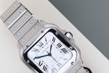 Santos Medium 'White Roman Dial'