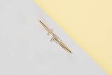 T Wire Diamond Bracelet - Yellow Gold - Size M - 15,88CM - B