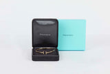 T Wire Diamond Bracelet - Yellow Gold - Size M - 16CM - B