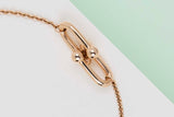 HardWear Double Link Bracelet - Rose Gold - 18,5 CM - B