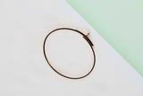 Kelly Bracelet Small - Rose Gold and 4 Diamonds - SH - 15,8CM