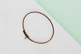 Kelly Bracelet Small - Rose Gold and 4 Diamonds - SH - 15,8CM