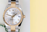 Datejust 31 'Silver Diamond Dial - Oyster'