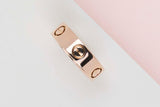 Love Ring - Rose Gold - Size 52 - B