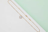 Vintage Alhambra Necklace - Yellow Gold - Mother Of Pearl - 42 CM - B&P