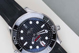 Seamaster Diver 300M 'Black Dial - Rubber'