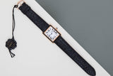 Tank Solo Large 'White Roman Dial - Rose Gold'