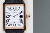 Tank Solo Large 'White Roman Dial - Rose Gold'
