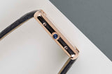 Tank Solo Large 'White Roman Dial - Rose Gold'