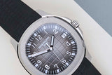 Aquanaut 'Black Grey Dial - Rubber Strap & Steel Bracelet'