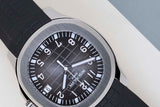 Aquanaut 'Black Grey Dial - Rubber Strap & Steel Bracelet'