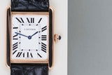 Tank Solo Large 'Rose Gold - White Roman Dial'