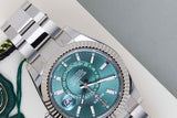 Sky-Dweller 'Mint Green Dial - Oyster'