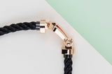 Force 10 Bracelet Large - Rose Gold & Ceramic - Size 18 - B&P