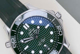 Seamaster 300M 'Green Dial - Rubber Strap'