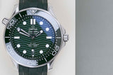 Seamaster 300M 'Green Dial - Rubber Strap'