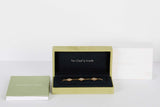Vintage Alhambra 5 Motifs Bracelet - Mother Of Pearl & Yellow Gold - 17,5 CM - B&P