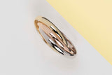 Trinity Ring Small - Yellow, Rose, White Gold - Size 54 - B&P