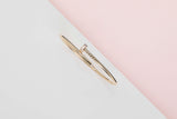 Juste Un Clou Bracelet Small - Yellow Gold & Diamonds - Size 17 - B&P