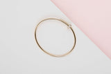 Juste Un Clou Bracelet Small - Yellow Gold & Diamonds - Size 17 - B&P