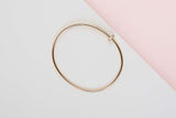 Juste Un Clou Bracelet Small Reverse Diamonds - Yellow Gold - Size 19