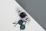 Date 34 'Black Arabic Diamond Dial'