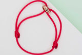 Trinity Cord Bracelet 'Rose Gold' - Pouch & P