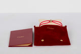 Trinity Cord Bracelet 'Rose Gold' - Pouch & P