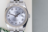 Datejust 36 'Silver Roman Dial - Jubilee'