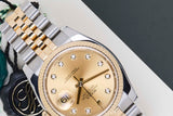 Datejust 36 'Champagne Diamond Dial - Jubilee'